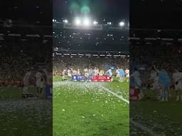 Promotion celebrations at Elland Road! 🍾 🎉