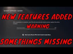 NEW PS5 Update NEW Features BUT NOT EVERYTHING