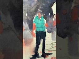 Do you Love Painting Watercolor Figures? #shorts #watercolor #figuredrawing
