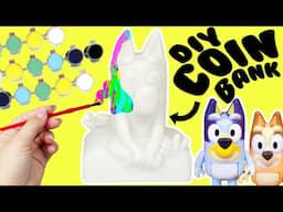 Bluey Bingo DIY Coin Bank Painting Crafts for Kids