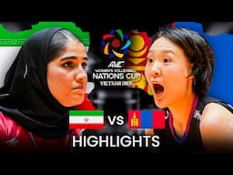 Iran 🇮🇷 vs Mongolia 🇲🇳 | Highlights | AVC Women's Nations Cup 2025