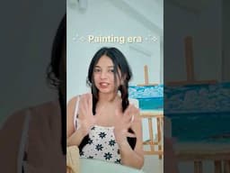 Back In my painting era 🎨✨ #shorts #paintingera #hobbyera
