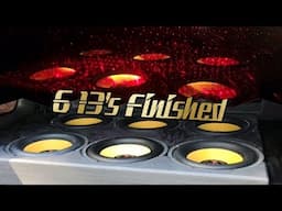 Build Complete 6 Focal 13" Subs with Demo