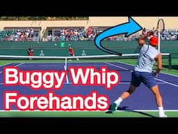 How To Hit Buggy Whip Forehands Like Nadal (Easy Tennis Drill)