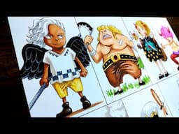 Drawing Beast Pirates as a Kids | One Piece ワンピース Oda's SBS