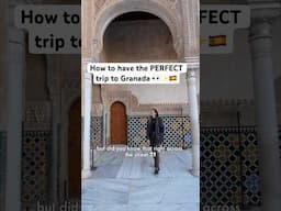 Don’t visit Granada without doing THIS exact itinerary! 🇪🇸 #travel #granada #spain