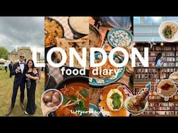 london diaries 🇬🇧 *basically a food vlog* | first time in uk, running on vacation, explore with me