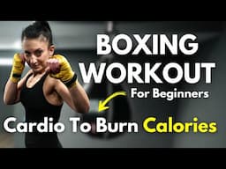 BOXING Workout For Beginners! The Best Cardio To Burn Calories At Home // SYLVIA NASSER