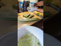 How I prepare and use my aloe vera. Aloe vera milk tea. Refreshing!