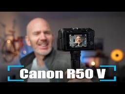 Canon R50 V Kamera für Video Blogger