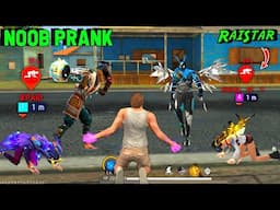 Noob Prank in Cs Rank With Angry GIRL 😤 सामने Aa गया Raistar And Ajjubhai 😱 Noob Prank Free Fire 🔥