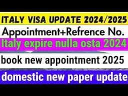 ✅ 🇮🇹 NullaOsta New update⚠️Work Permit Update 2025💥Fake Nulla Osta & Receipt Scam🛩️Immigration 2025🚀