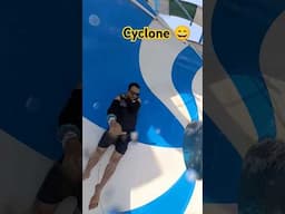 Cyclone water slide at the hills water park Kharkhoda Delhi NCR #waterslide #delhiwaterpark #shorts