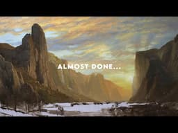 Bierstadt Oil Painting Mastercopy PT. 3: THE MOUNTAINS