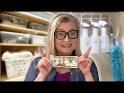 I spent $20 to organize my Laundry Room.Here’s what I bought/Dollar Tree Laundry Room