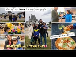 My Busy Productive Evening to Dinner Routine | BalaJi temple UK | Pizza Recipe~Cooking & Baking Vlog