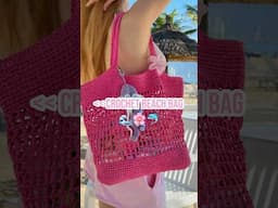 Tutorial will be out this Thursday on my channel 🌊💖 #crochetbag