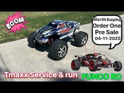 Traxxas Tmaxx Nitro Service & FUNCO RC My First In Person Look Should We Bye It ?