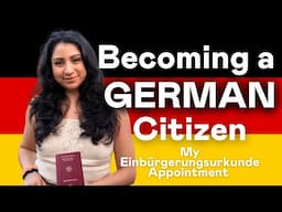 Becoming a German Citizen as an American: My Einbürgerungsurkunde Appointment in Berlin