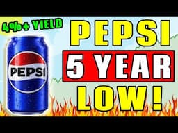 Pepsi Stock is at a 5 Year Low! | Pepsi (PEP) Stock Analysis! |