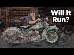 Can We Save This WRECKED and RUNDOWN Motorcycle Sitting 40 years?