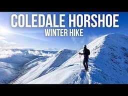 CRAZY Winter Conditions - Coledale Horseshoe Hike - Lake District