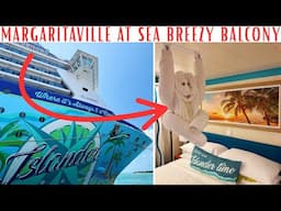Margaritaville at Sea Islander! What is a Breezy Balcony Stateroom like? TOUR & REVIEW!