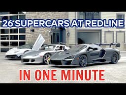 26 Supercars. 60 Seconds. Redline Symphony You’ll Never Forget.