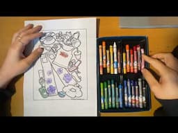 Color the picture of personal items for everyone to see