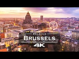 Brussels , Belgium 🇧🇪 - by drone [4K]