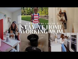 Day in the Life of a Stay at Home Working Mom Vlog