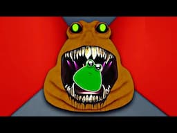POU HIJAU DIMANGSA MONSTER POU JAHAT - BOU'S REVENGE ROBLOX NEW SECRET ENDING (BASEMENT)