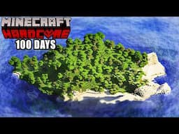 I Survived 100 DAYS Of HARDCORE Minecraft Building The PERFECT Survival Island