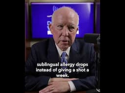 Allergy treatments have come a long way. Sublingual drops can now replace weekly shots for patients.