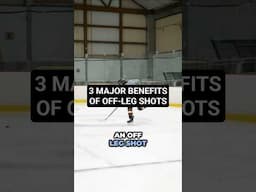 3 MAJOR BENEFITS OF OFF-LEG SHOTS #hockeycoaching #hockeytraining