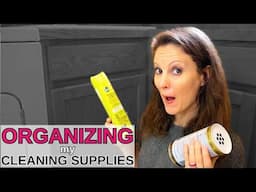 SPRING CLEAN and Organize WITH ME! Finally organizing all of my cleaning supplies 🤦🏼‍♀️😅