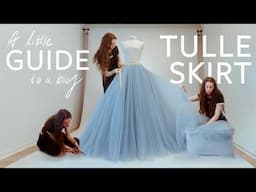 How to Sew a Bug Tulle Skirt - Planning, Sewing & Storing a fluffy Tulle Skirt