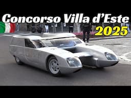 Concorso d'Eleganza Villa d'Este 2025 - Sunday Street Parade - OSI Silver Fox Prototype, F1 GTR, F40