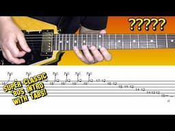 One of the most ICONIC 1980's guitar intros... with a solo! 🎸🎸