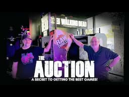 Where do you find games?  Going to an arcade auction!