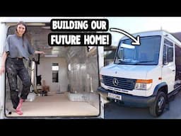 CONVERTING A MERCEDES VARIO - Finishing Insulation, Wood Burner instal and more holes in our van!