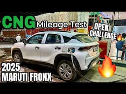 2025 Maruti Fronx CNG Mileage Test 😱 -  Maruti को OPEN CHALLENGE !