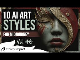 10 TRANSFORMATIVE AI Art/Midjourney Prompts Styles & Phrases: Vol 46