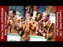 Kenny Trimble Playing Euphonium During "76 Trombones" (from The Music Man). Lawrence Welk, 1981