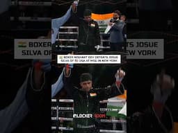 HUGE WIN 🇮🇳 Nishant Dev goes 2-0 with a dominant win over Josue Silva at the MSG in New York.
