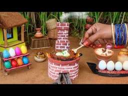 Miniature Hyderabadi Egg Biryani 🐣 | Street Style Anda Ka Biryani | Mouth Watering 🫠 Biryani