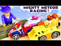 Mighty Pups Vehicle Racing Challenge Stories with the Mighty Meteor