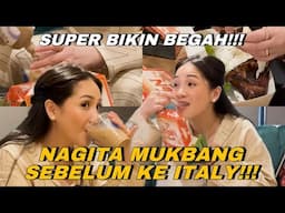 NAGITA MUKBANG!! PANGGIL SEMUA GEROBAK JAJARANS SEBELUM BERANGKAT KE ITALY!!
