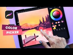 How to Use the Eyedropper Tool in Procreate – Quick & Easy Color Picking!