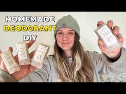 DIY Homemade Deodorant...for the FIRST Time - Will it Work? (Calico Cow Acres Homestead)